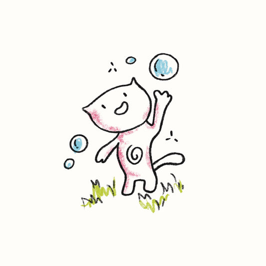 Bubbles!!! Cat
