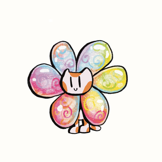 Rainbowflower Cat